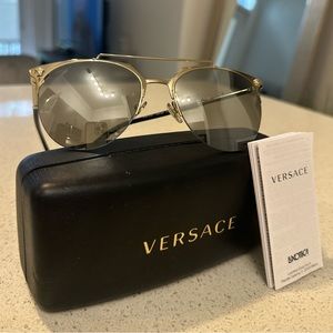 Versace Aviator Sunglasses